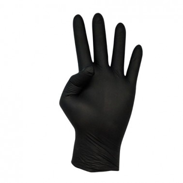 Guantes De Nitrilo Negros Cuatrogasa 100 uds-guantes-sorci