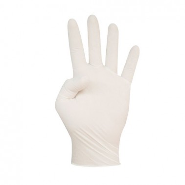 Guantes De Látex Blancos Cuatrogasa Talla M Caja 100 uds - Guantes - Sorci