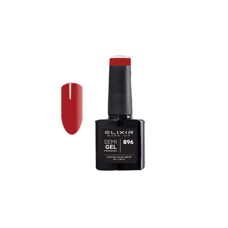 Esmalte Permanente De Uñas Elixir Semi Gel Nº 896 Cherry-Sorci