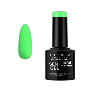 Esmalte Permanente De Uñas Elixir Semi Gel Nº 1034 Screamin - sorci